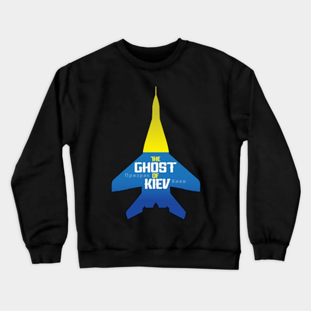 The Ghost of Kiev Crewneck Sweatshirt by Illustratorator